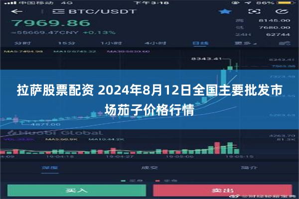 拉萨股票配资 2024年8月12日全国主要批发市场茄子价格行情