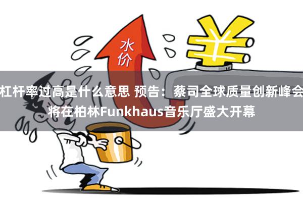 杠杆率过高是什么意思 预告：蔡司全球质量创新峰会将在柏林Funkhaus音乐厅盛大开幕